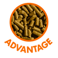 TROJAN ADVANTAGE PELLETS logo